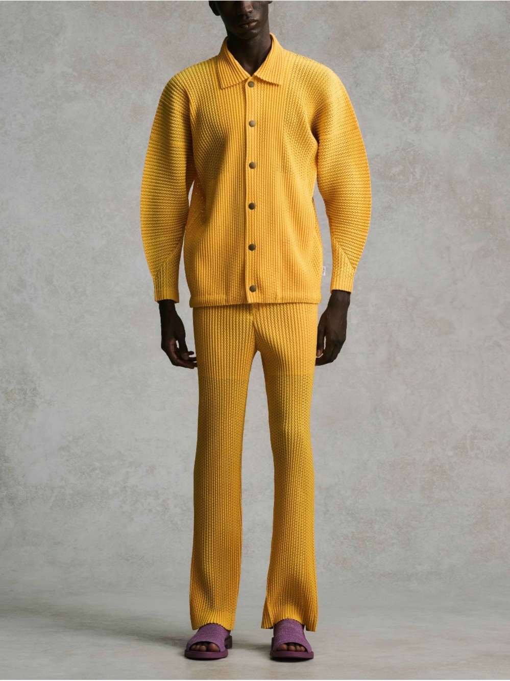 Brand New RUNWAY Issey Miyake yellow pants